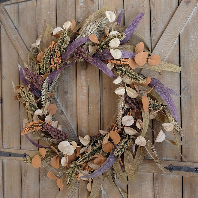 GAUDIUM Eucalyptus Leaf Fall Door Wreath