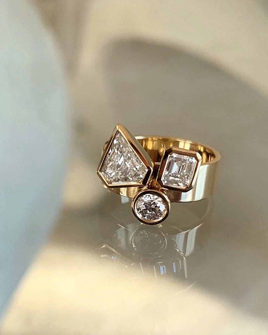 The Chunky Engagement Ring Trend Is Here To Replace Dainty Designs