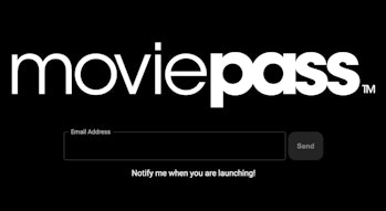 MoviePass reboot logo from new website