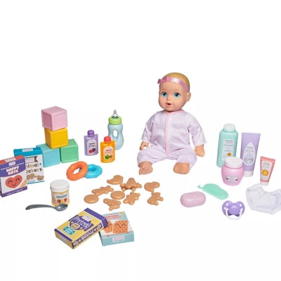 Perfectly Cute Baby Doll Deluxe 36pc Feed & Play Set
