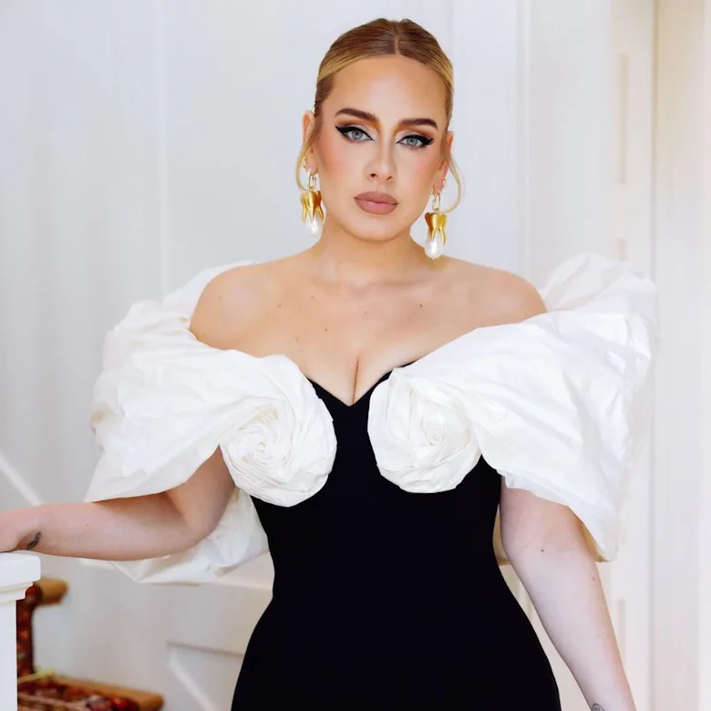 who designs adele's dresses Adele 'Send My Love' Music Video Dress Designer