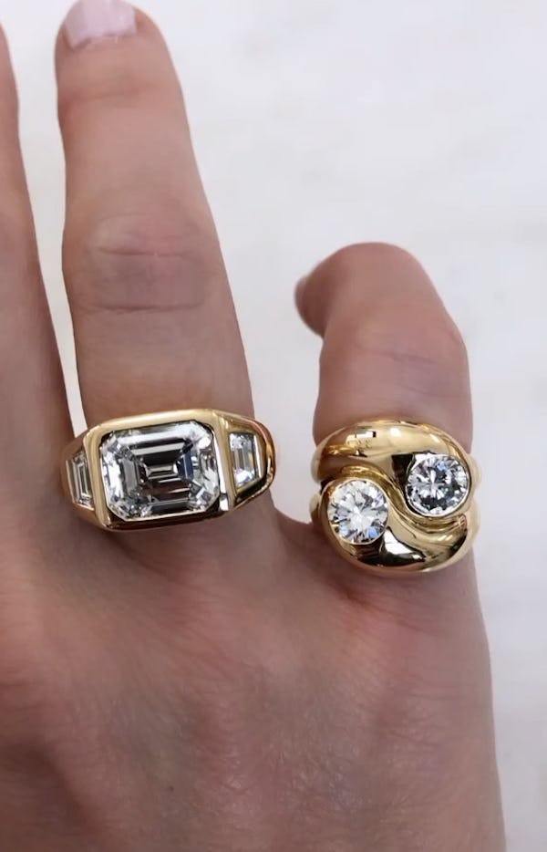 The Chunky Engagement Ring Trend Is Here To Replace Dainty Designs