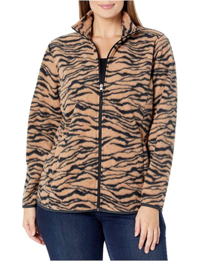 Amazon Essentials Plus Size Full-Zip Polar Fleece Jacket