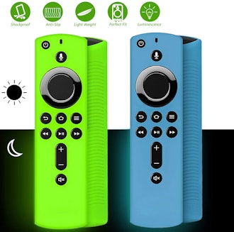 OneBom Firestick Remote Cover Glow (2-Pack)