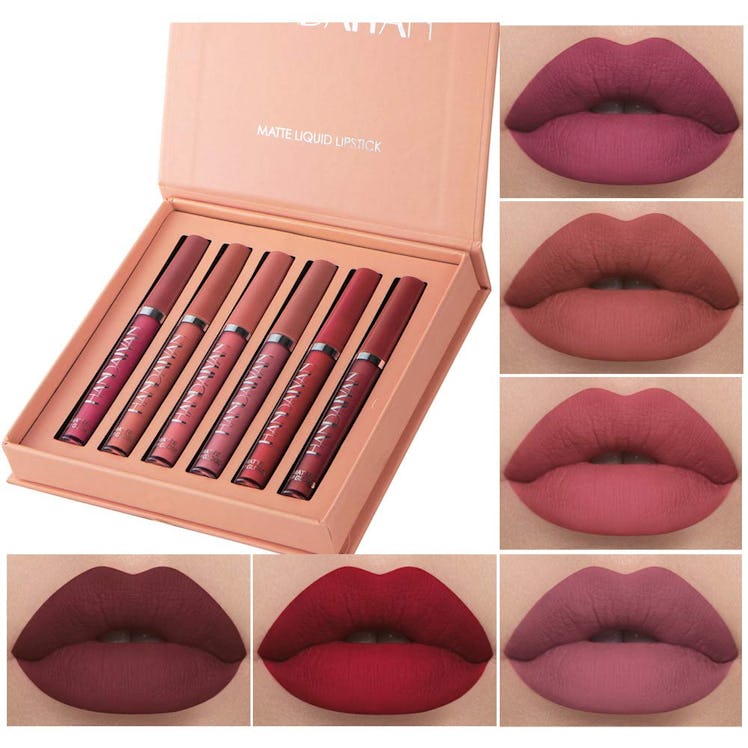 BestLand Matte Liquid Lipstick Makeup Set (6 Pieces)