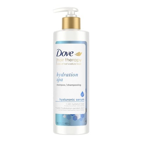 Dove Beauty Hair Therapy Hydration Spa with Hyaluronic Serum Moisturizing Shampoo