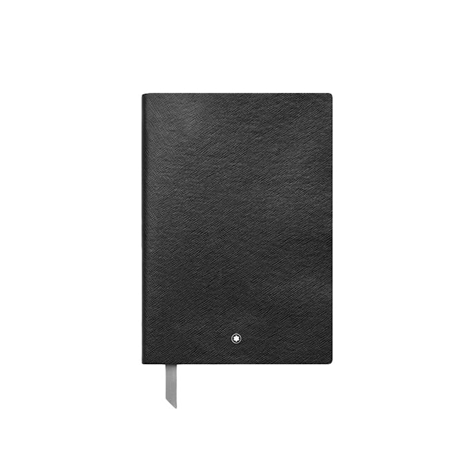 Fine Stationery #146 Black Lined Notebook