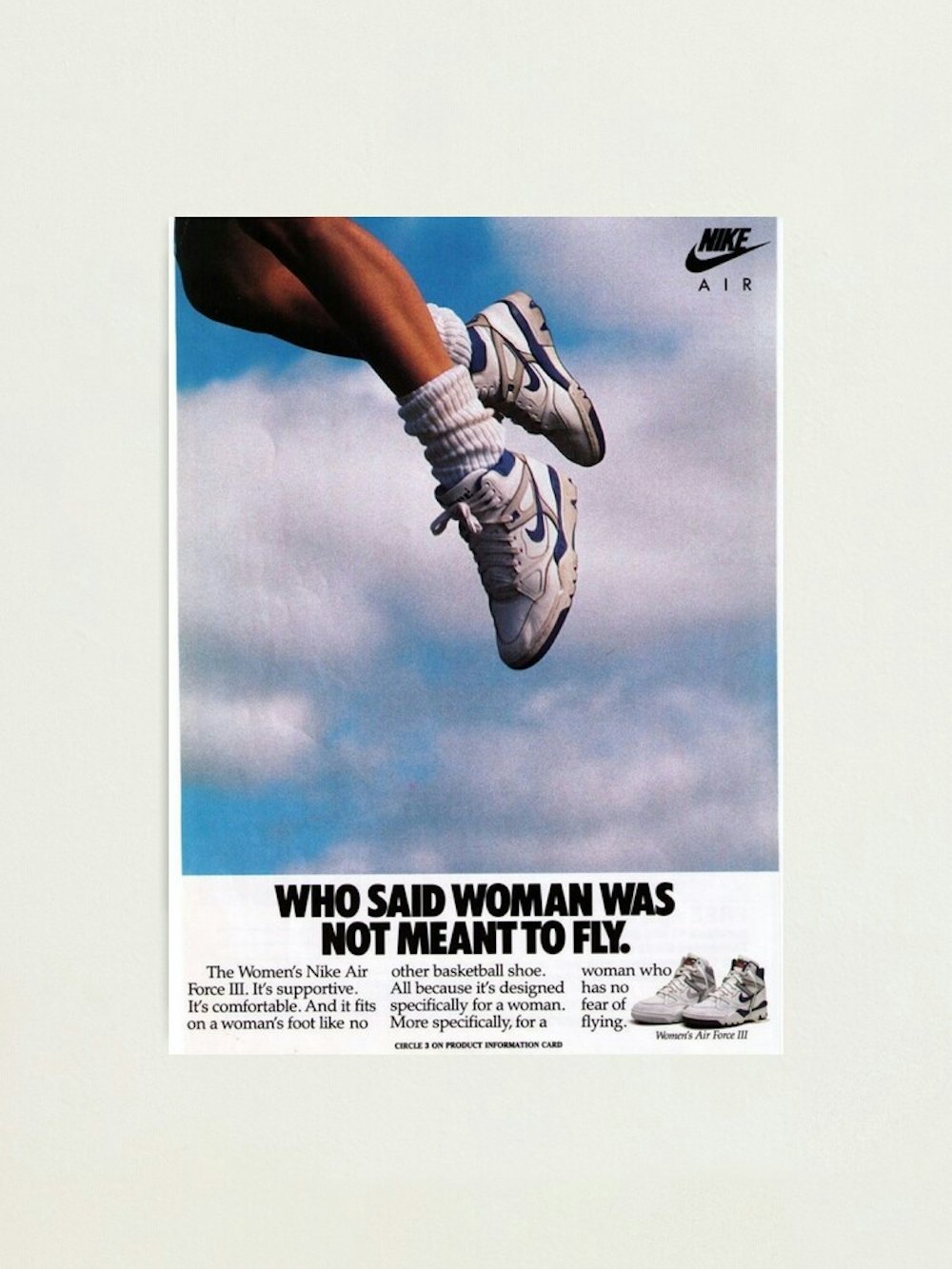 Vintage Nike Women’s Basketball Poster