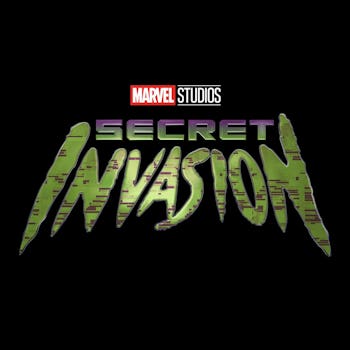 The logo for the new marvel studios tv show secret invasion