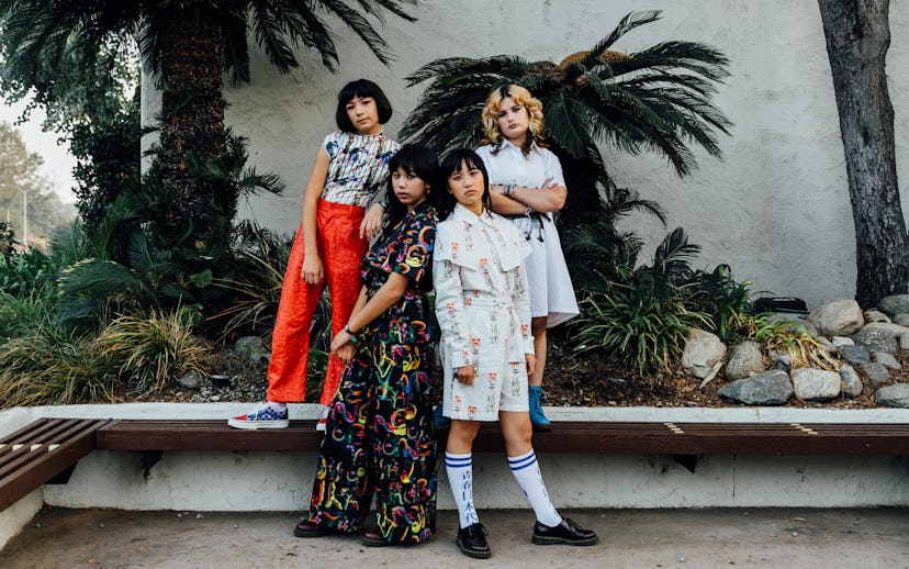 The Linda Lindas at 2021 Head In The Clouds festival.