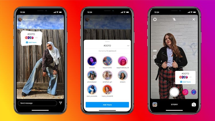 Here's how to use Instagram's "Add Yours" Story photo feature to get your friends involved.