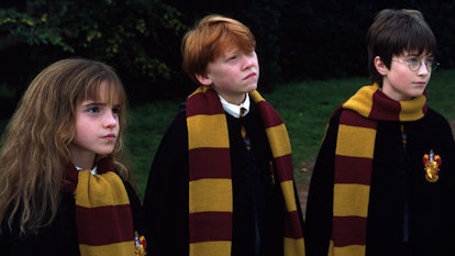 Emma Watson, Rupert Grint, and Daniel Radcliffe in 'Harry Potter and the Sorcerer's Stone.'