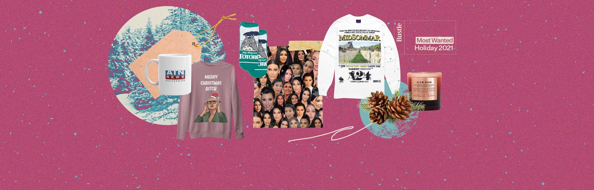 Sweatshirts, novelty mugs, and more ideas for pop culture-themed gifts.