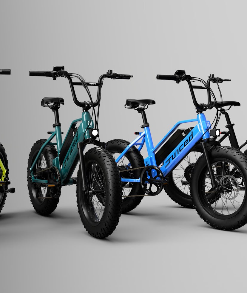 Juiced's new electric bike, the RipRacer, a fat-tire electric bicycle for teens