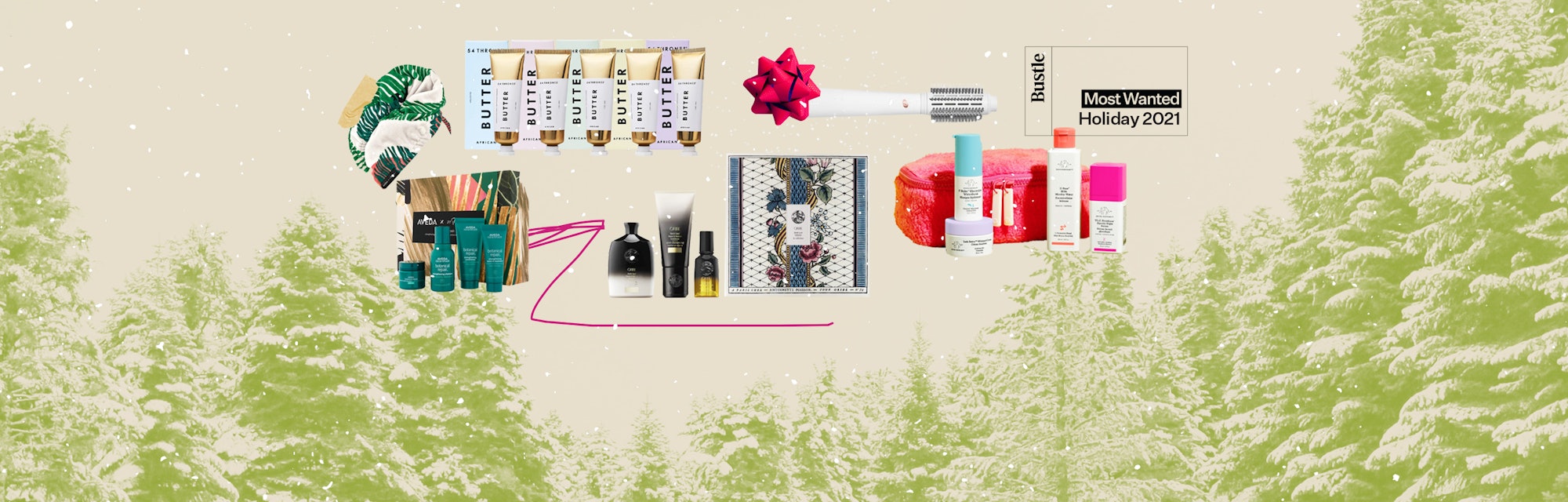 Six out of the twelve 12 beauty gifts for the friend who lives for getting glam