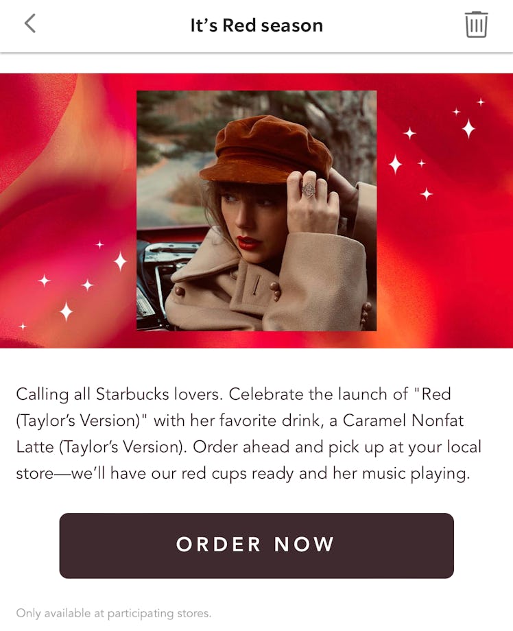 Here's how to order Taylor Swift's Latte at Starbucks.