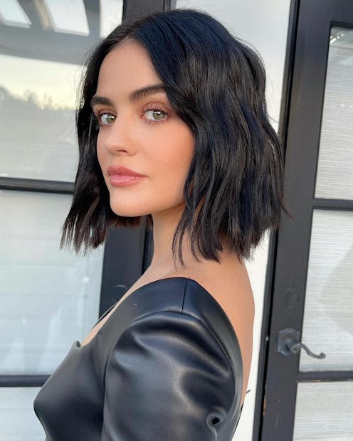 Choppy Bob Haircut on Lucy Hale