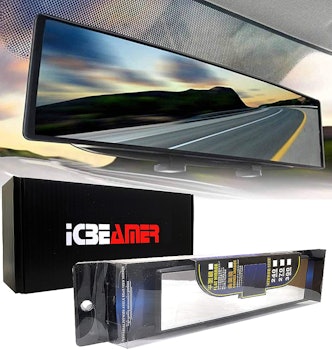 ICBEAMER Wide Angle Rearview Mirror
