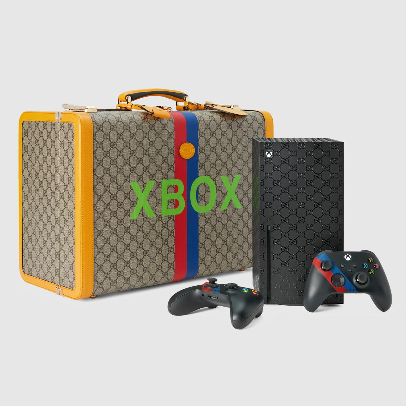 Gucci x Xbox Series X console bundle set.