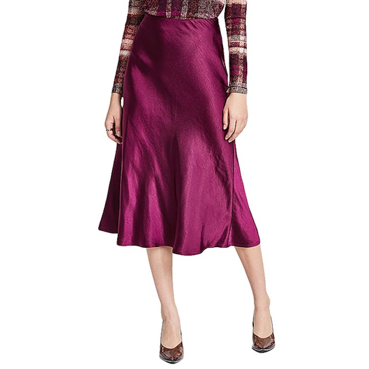 Satin Midi Skirt, Created for Macy's