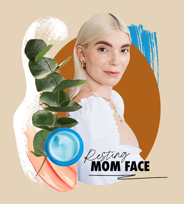 Romper Beauty Columnist Carly Cardellino of "Resting Mom Face."