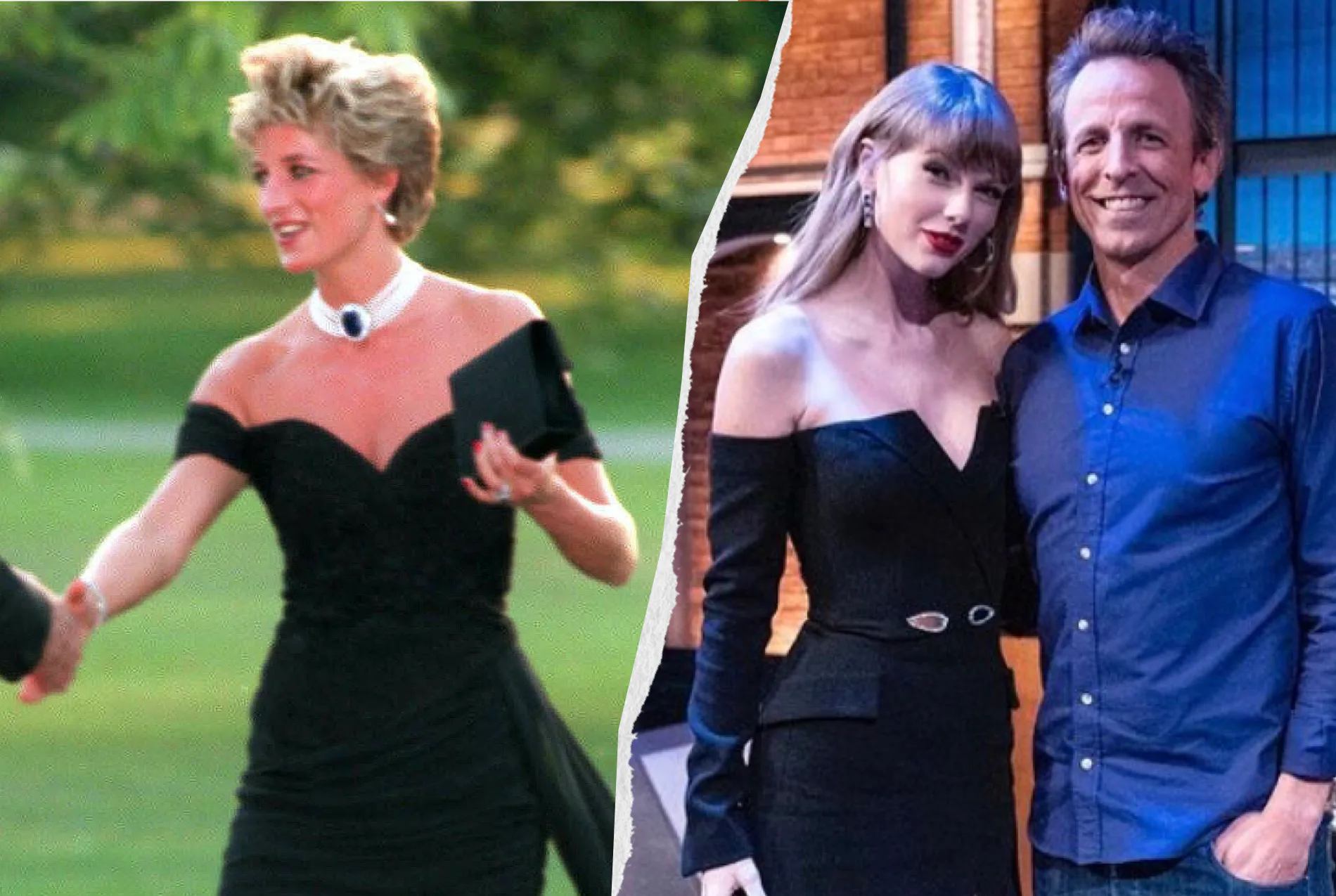 Taylor Swift's Black Dress Is Drawing Similarities To Princess Diana's  Revenge Dress