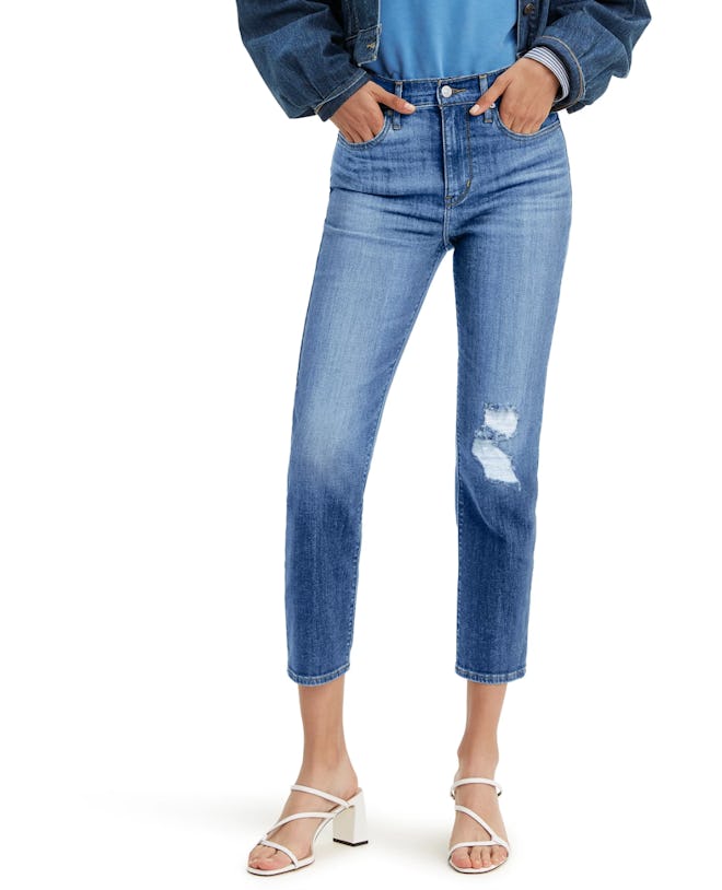 724 Straight-Leg Cropped Jeans