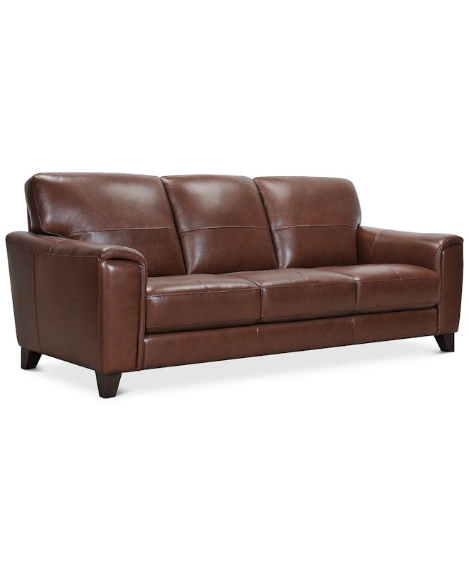 88" Leather Sofa
