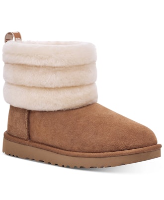 Fluff Mini Quilted Boots
