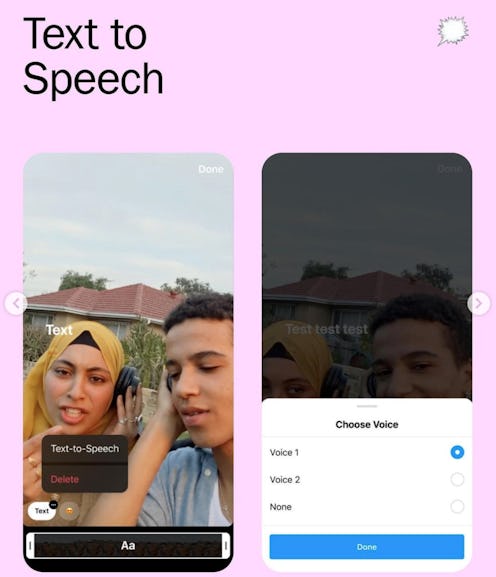 text to speech app for instagram