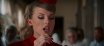 Taylor Swift in a still from I Bet You Think About Me music video