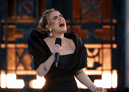 Adele sings during her CBS special, 'One Night Only.'