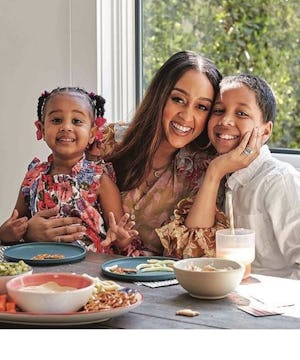 Tia Mowry-Hardict with kids, Cree and Cairo on Sept. 6, 2021, posted on Instagram.