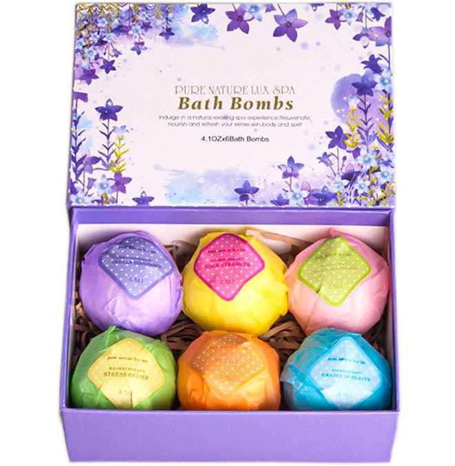  LuxSpa Bath Bombs Gift Set (6-Pack)