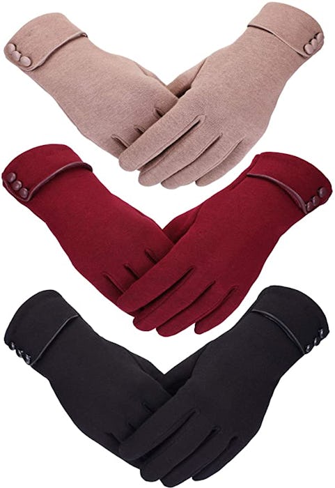 Patelai Warm Touchscreen Gloves (3-Pack)
