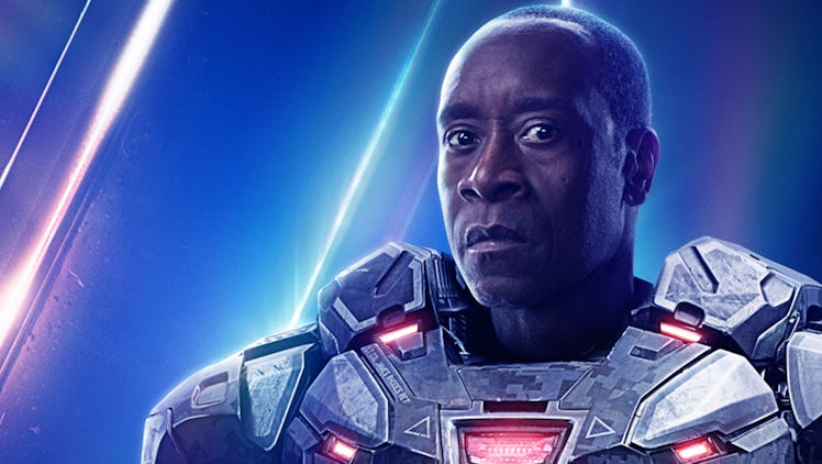 Don Cheadle as James Rhodes in the 'Black Panther' movie