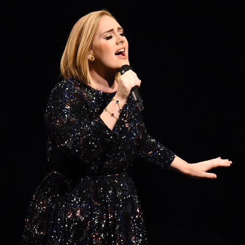 Adele performs at Philips Arena on October 28, 2016 in Atlanta, Georgia.