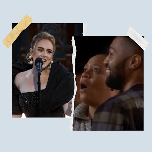 Adele helped a fan with a proposal during her Nov. 14 'Adele: One Night Only' special. Photo via CBS