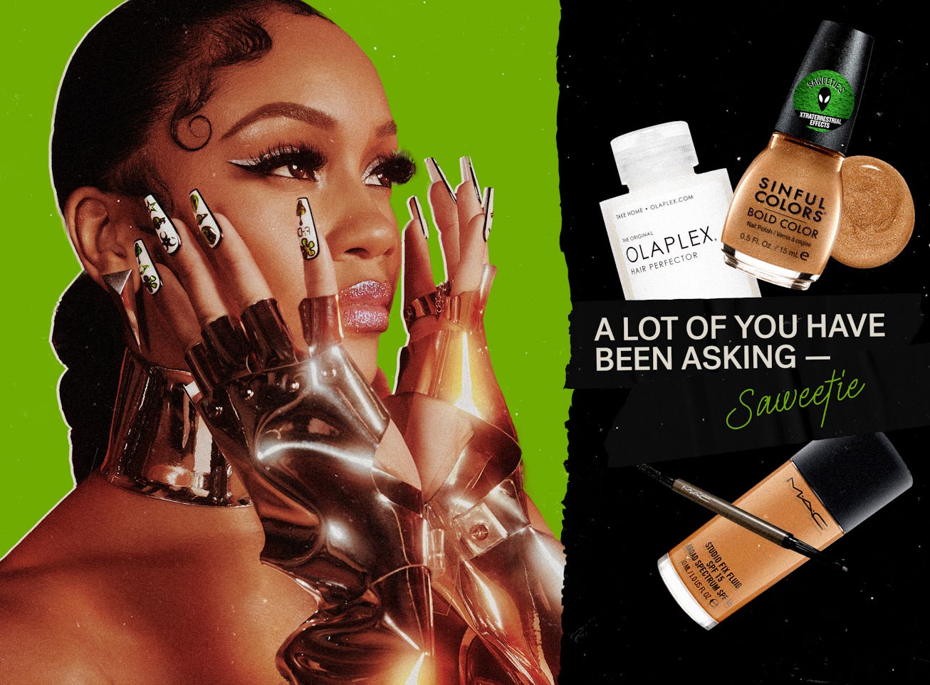 Female rapper Saweetie talking about her skincare regime and beauty product she uses