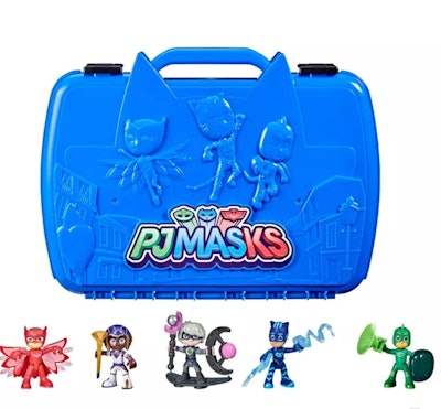 pjs masks figurine with carrying case
