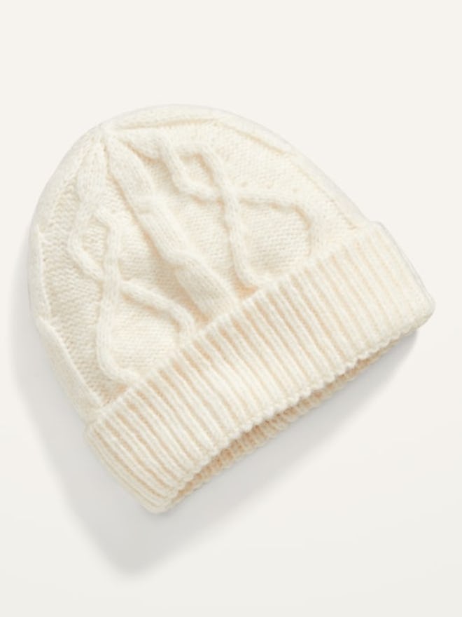 Cable-Knit Critter Beanie