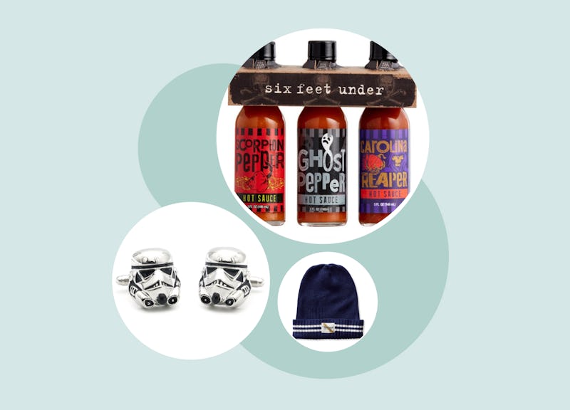 find gifts for your brother, from hot sauce to hats.