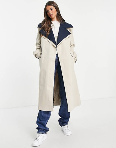 Double Layer Trench Coat