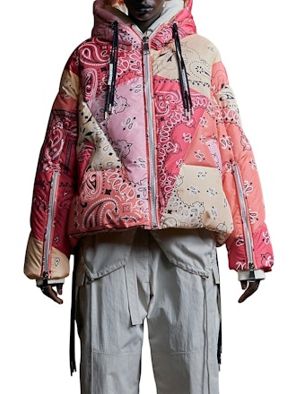 KhrisJoy Khris Bandana Cropped Puffer Jacket