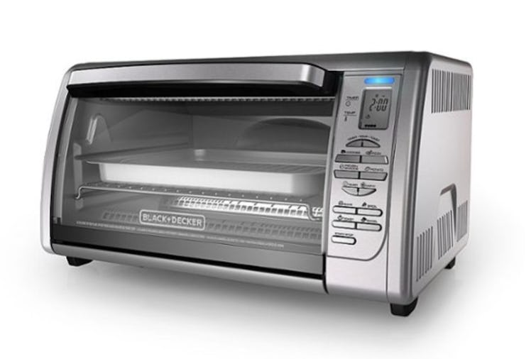 Black+Decker - 6-Slice Countertop Convection Toaster Oven