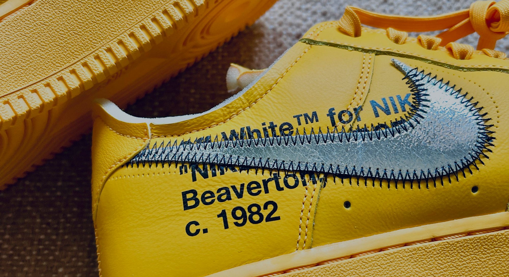 Nike air force 1 off-white yellow lemonade review on feet