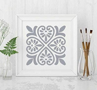 OBUY Reusable Stencil Laser Cut Painting Template