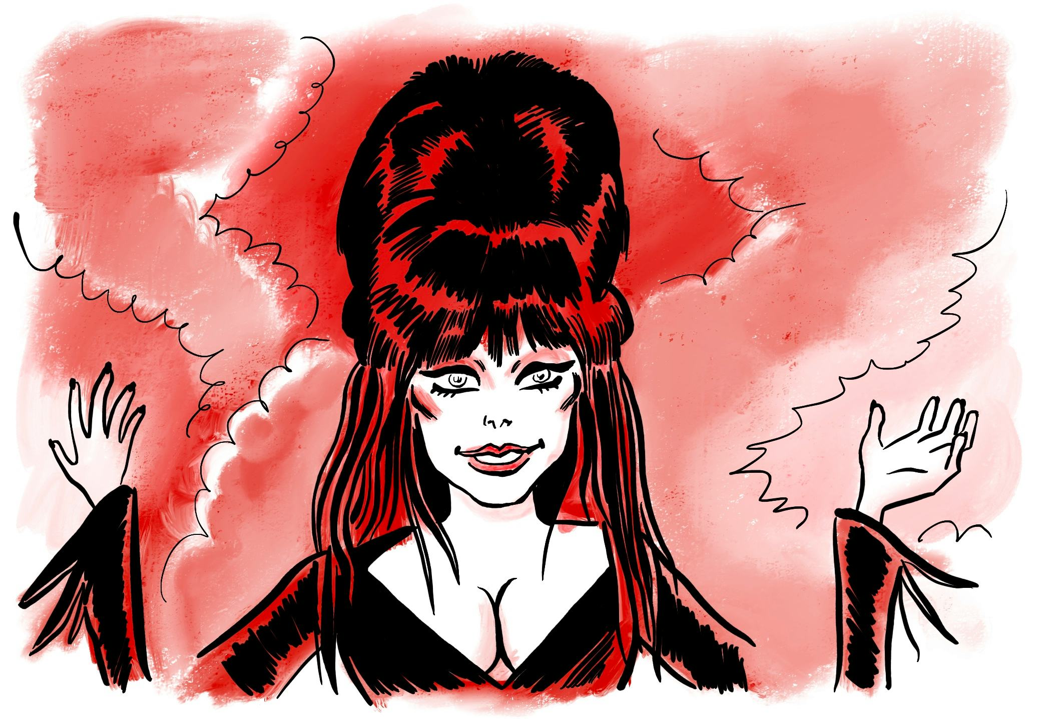 Elvira reveals why she sold her haunted house to Brad Pitt