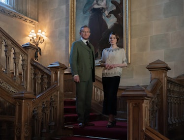 Hugh Bonneville as Robert Grantham and Michelle Dockery as Lady Mary in Downton Abbey: A New Era