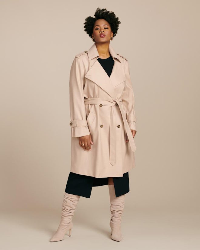 Henning Plus Size Overtime Trench